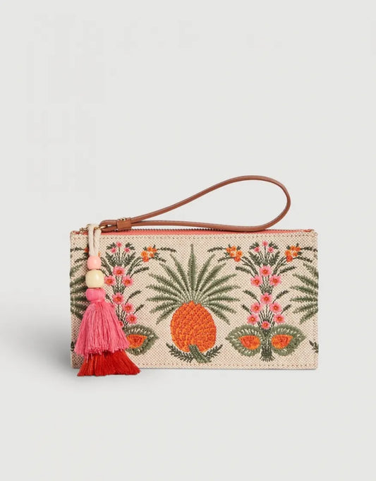 East West Wristlet Alljoy Landing Pineapple