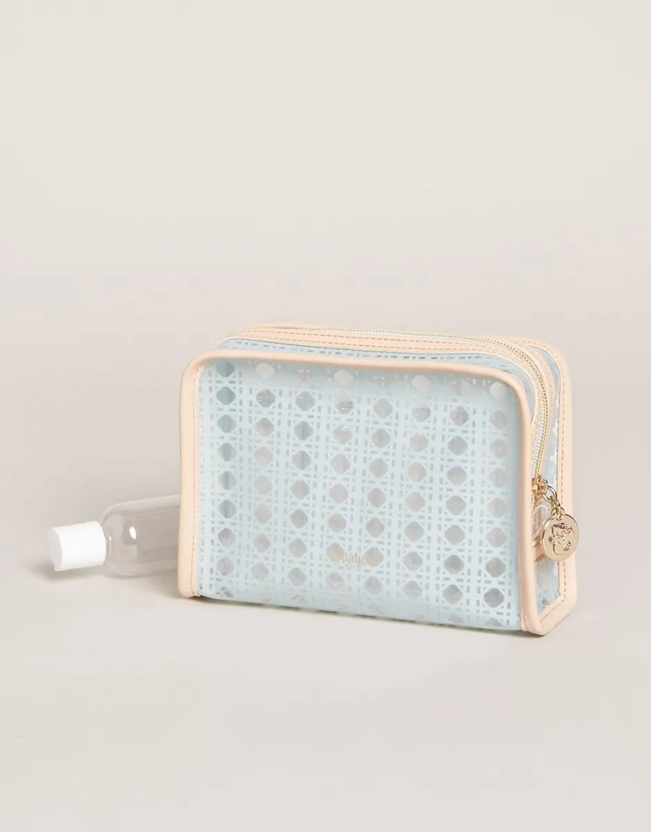 Clear Travel Kit Blue Cane