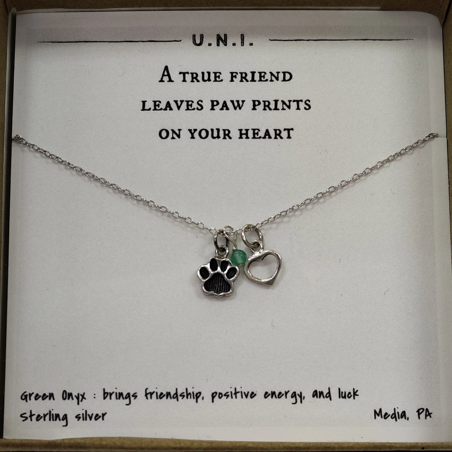 U.N.I. Sterling Silver Necklace