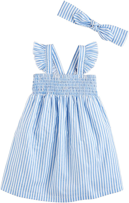 Smocked Sundress & Headband