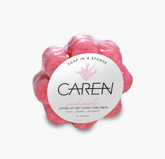 Soap in a Sponge Pink Powder