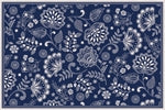 Embroidered Floral Floor Flair