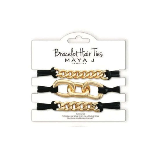 Bracelet Hair Ties Black