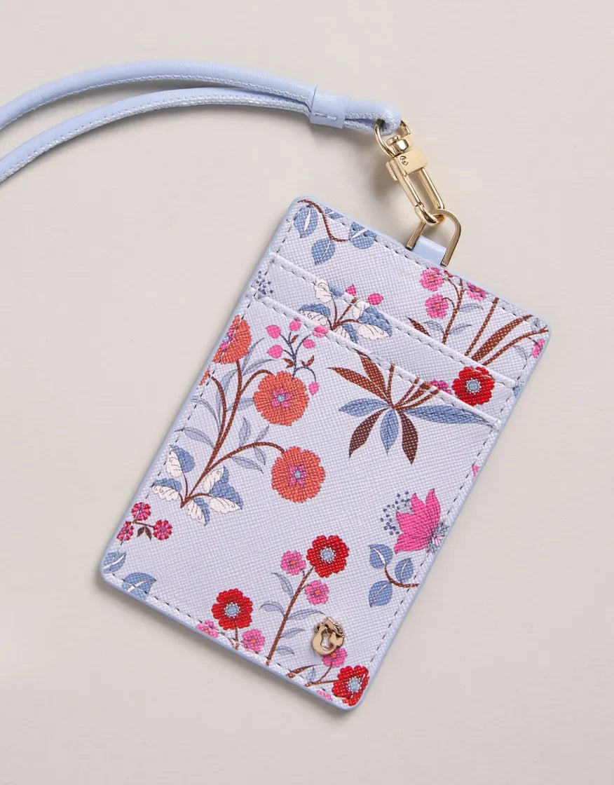ID Lanyard Oyster Factory Floral Sprigs