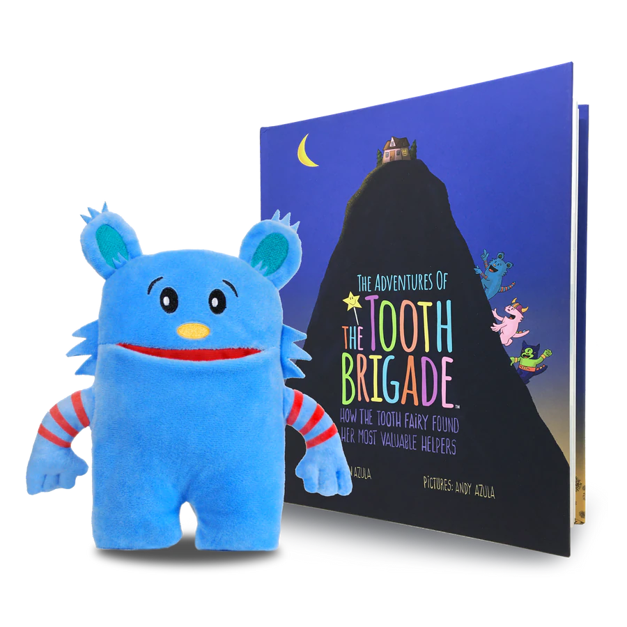 The Tooth Brigade - Tooth Pillow & Hardcover Book Gift Set