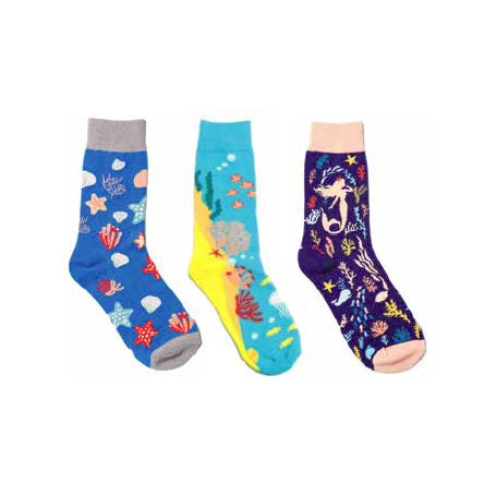 SEA SOIREE SOCK SET (3 PAIRS)