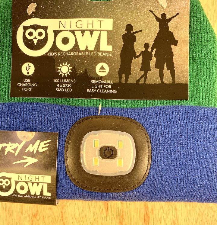 Night Owl Kid's Rechargeable LED Beanie