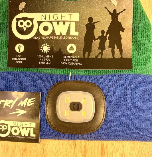 Night Owl Kid's Rechargeable LED Beanie