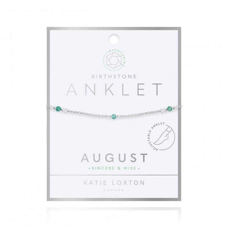 Birthstone Anklet