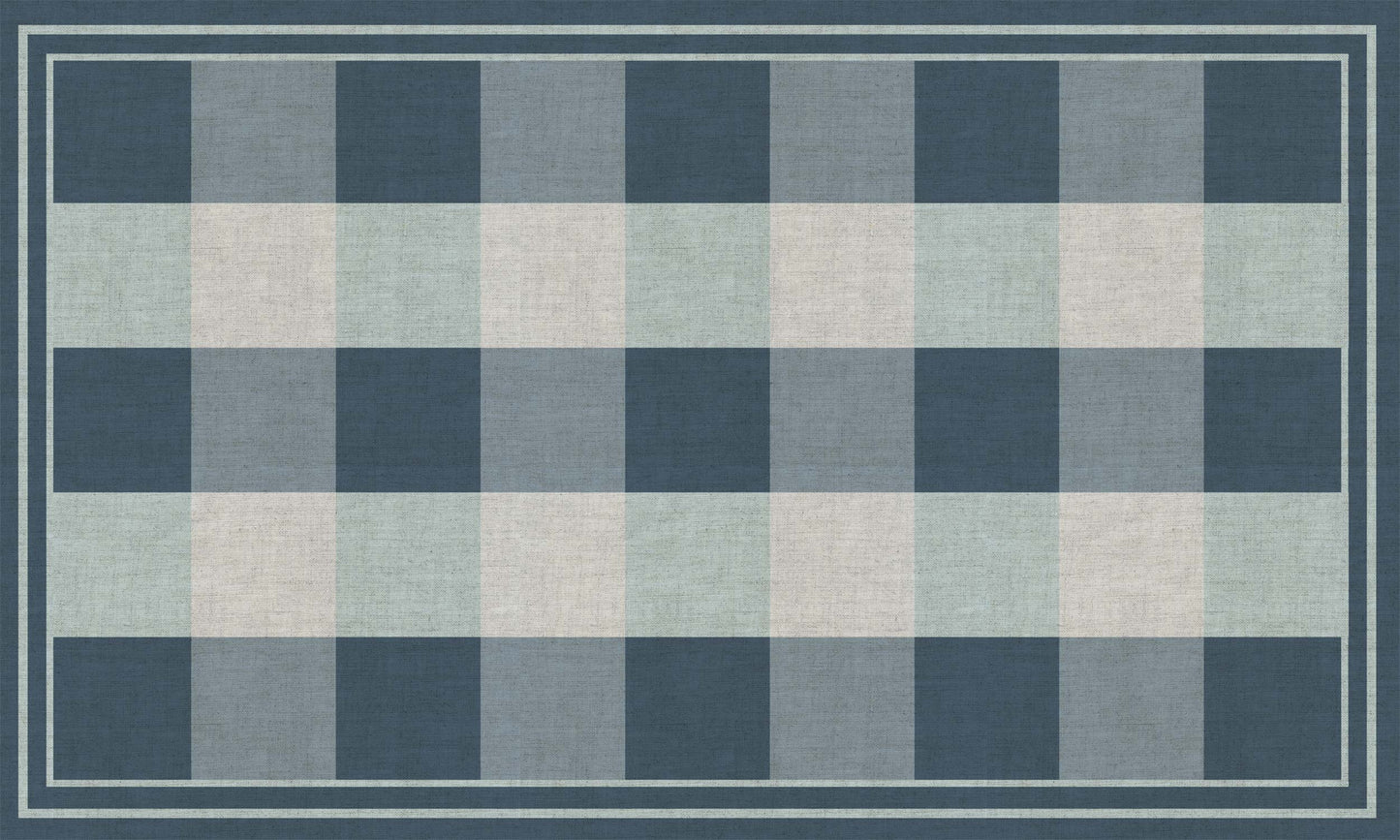 Buffalo Check - Blue - Floor Flair