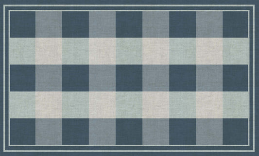 Buffalo Check - Blue - Floor Flair