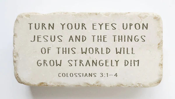 Scripture Stone Half Block
