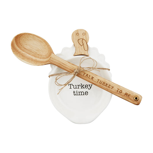 Turkey Spoon Rest Set