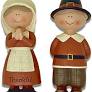 Set of Two Pilgrims - Blossom Bucket