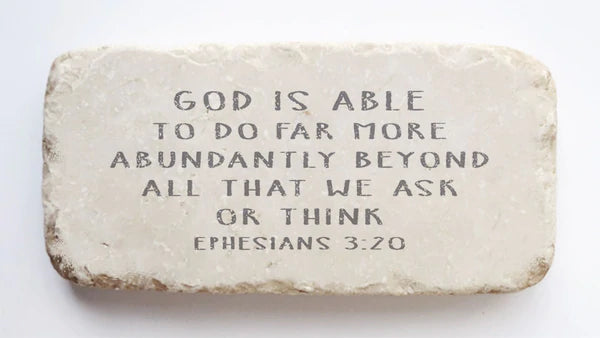 Scripture Stone Half Block