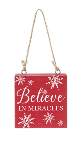 Holiday Block Ornament