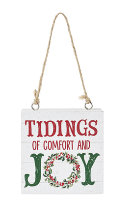 Holiday Block Ornament