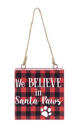 Holiday Block Ornament