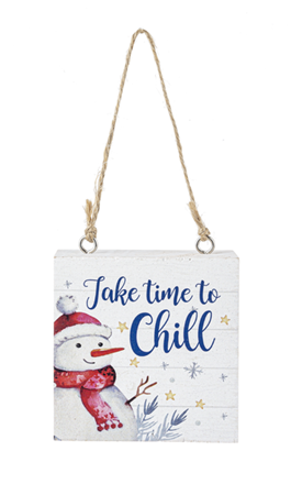 Holiday Block Ornament