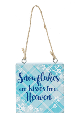 Holiday Block Ornament