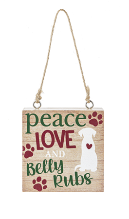 Holiday Block Ornament