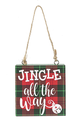 Holiday Block Ornament