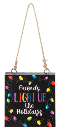 Holiday Block Ornament