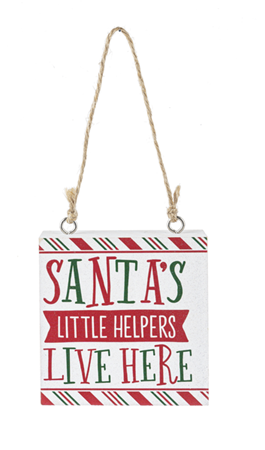 Holiday Block Ornament