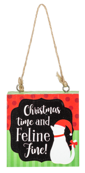 Holiday Block Ornament