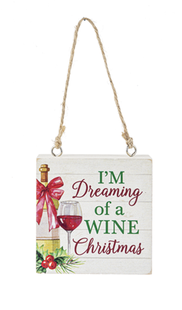 Holiday Block Ornament