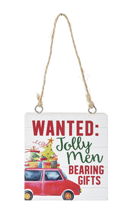 Holiday Block Ornament