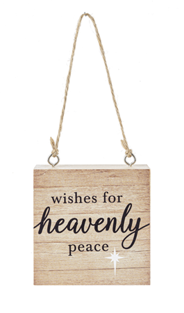 Holiday Block Ornament