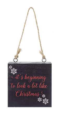 Holiday Block Ornament