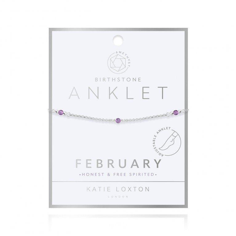 Birthstone Anklet