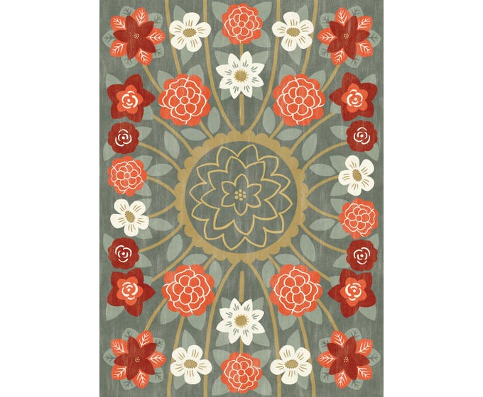 English Rose - Dusk Floor Flair