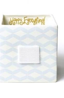 Smoke Angled Weave Mini Nesting Cube Med