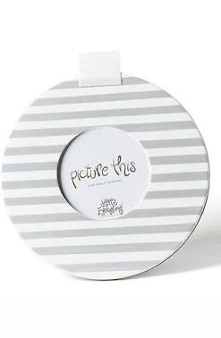 Stone Medium Stripe Mini 8.5 Round Frame