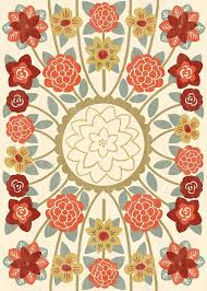 English Rose - Cream Floor Flair