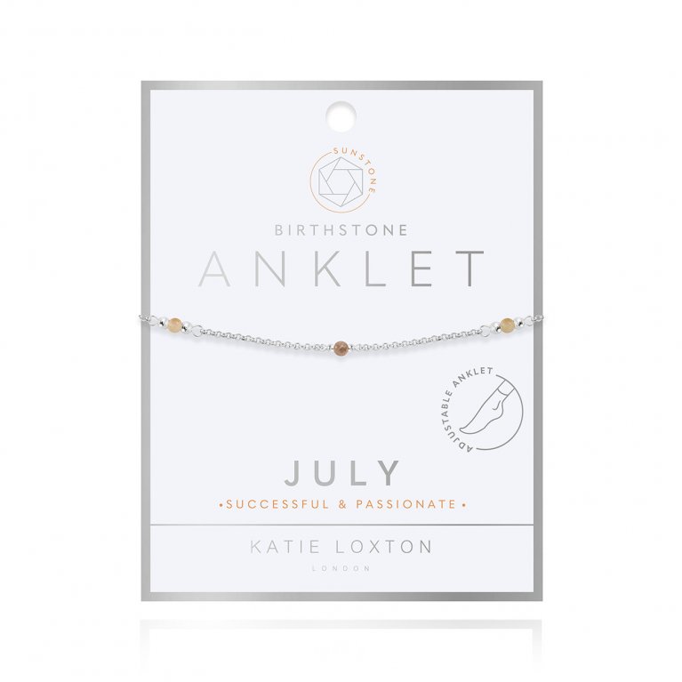 Birthstone Anklet