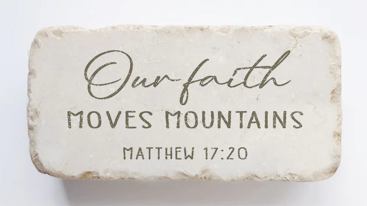 Scripture Stone Half Block