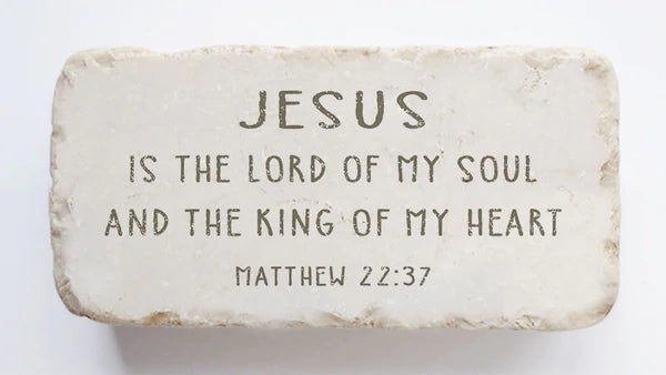 Scripture Stone Half Block