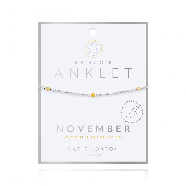 Birthstone Anklet