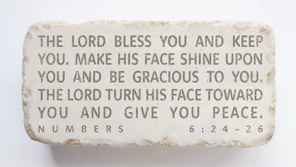 Scripture Stone Half Block