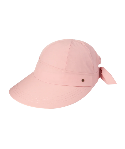 Womens Bow Cap-Poppy