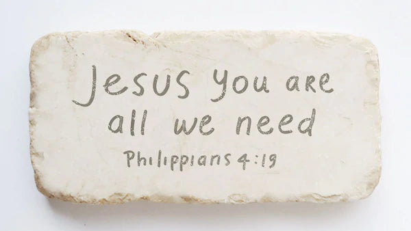 Scripture Stone Half Block
