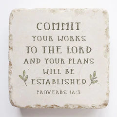 Scripture Stone Small Block