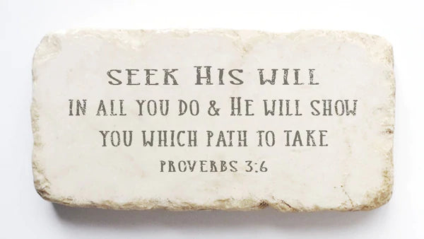 Scripture Stone Half Block