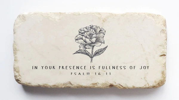 Scripture Stone Half Block